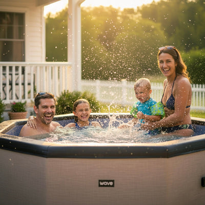 Como | 6-Person Eco Foam Hot Tub | Built-In Integrated Heater | UKCA