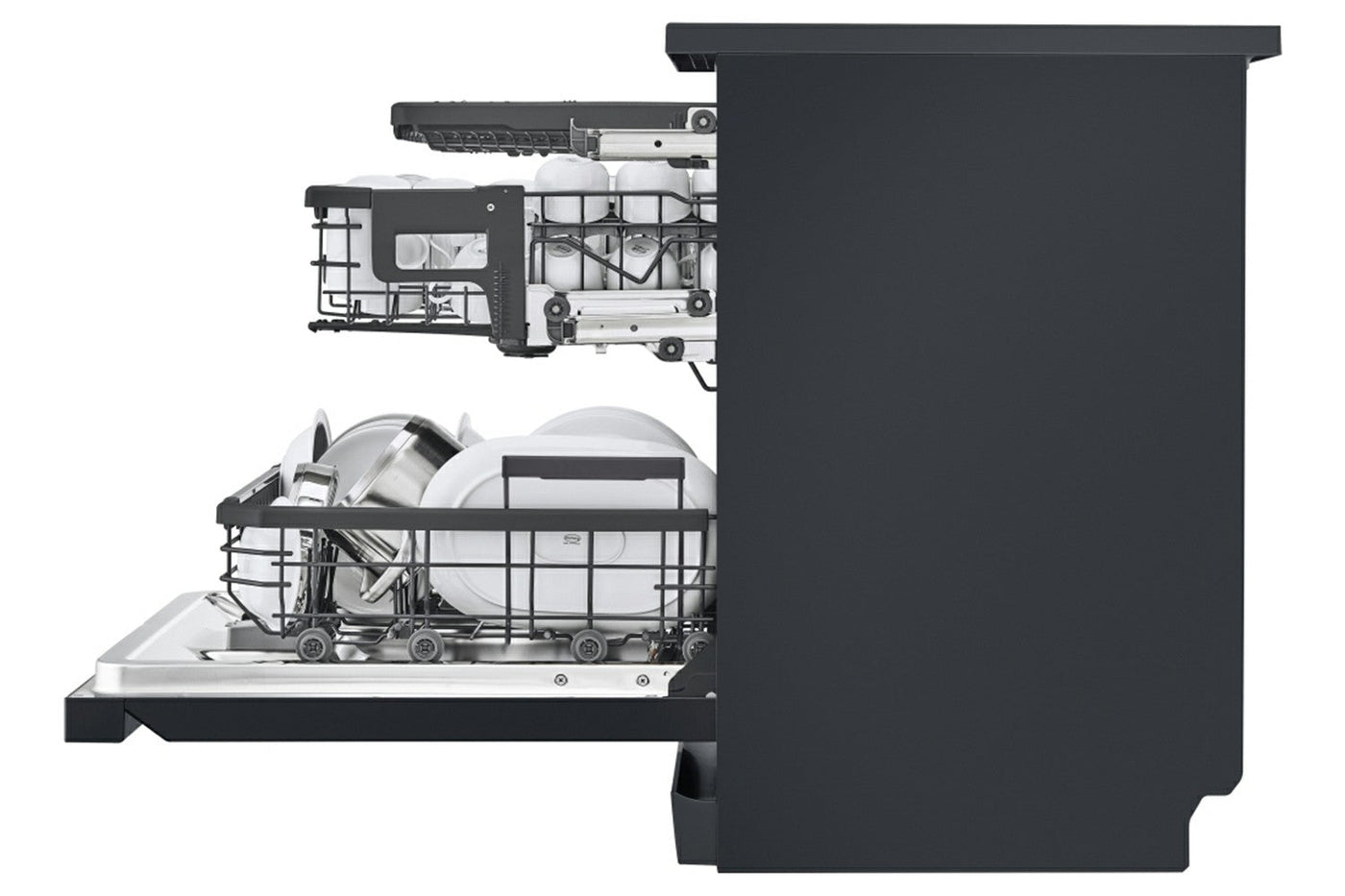 LG Truesteam Quadwash Freestanding Dishwasher | DF587HMS