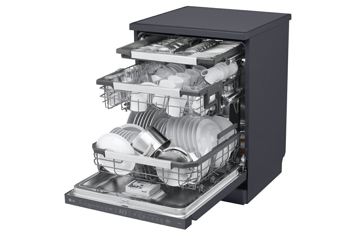 LG Truesteam Quadwash Freestanding Dishwasher | DF587HMS