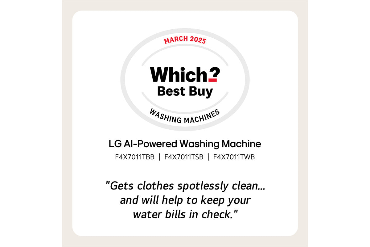 LG VX70 Series AI Direct Drive 11 kg Freestanding Washing Machine | F4X7011TBB