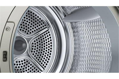 Siemens iQ700 9kg Freestanding Heat Pump Tumble Dryer | WQ46B2CXGB | Silver Inox