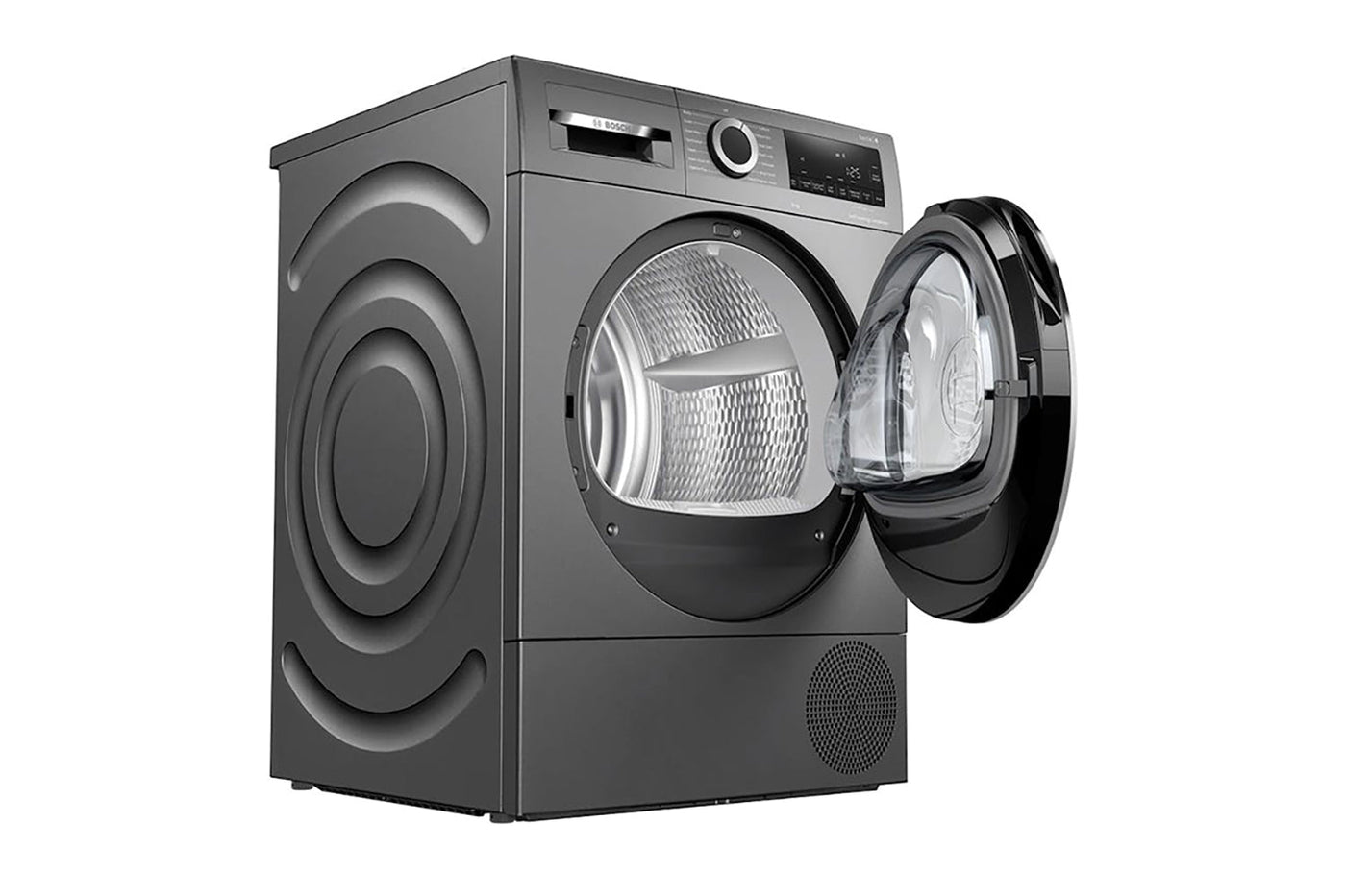 Bosch Series 6 9kg Freestanding Heat Pump Tumble Dryer | WQG245R9GB | Cast Iron Grey