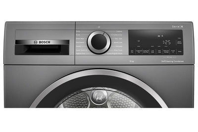 Bosch Series 6 9kg Freestanding Heat Pump Tumble Dryer | WQG245R9GB | Cast Iron Grey
