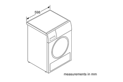 Bosch Series 6 9kg Freestanding Heat Pump Tumble Dryer | WQG245R9GB | Cast Iron Grey