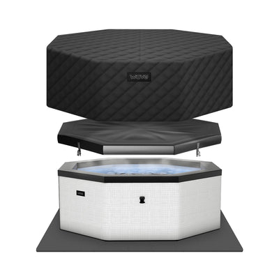Como | 6-Person Eco Foam Hot Tub | Built-In Integrated Heater | UKCA