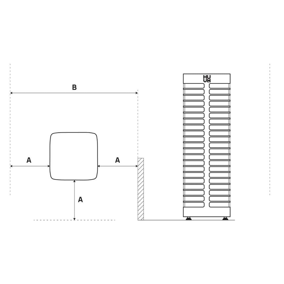 HUUM STEEL Electric Sauna Heater