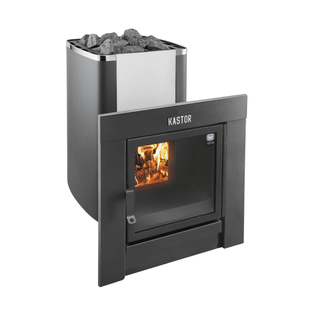 Kastor Karhu T Wood- Burning Sauna Stove (Through-the-Wall)