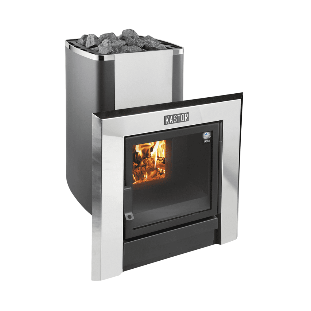 Kastor Karhu T Wood- Burning Sauna Stove (Through-the-Wall)