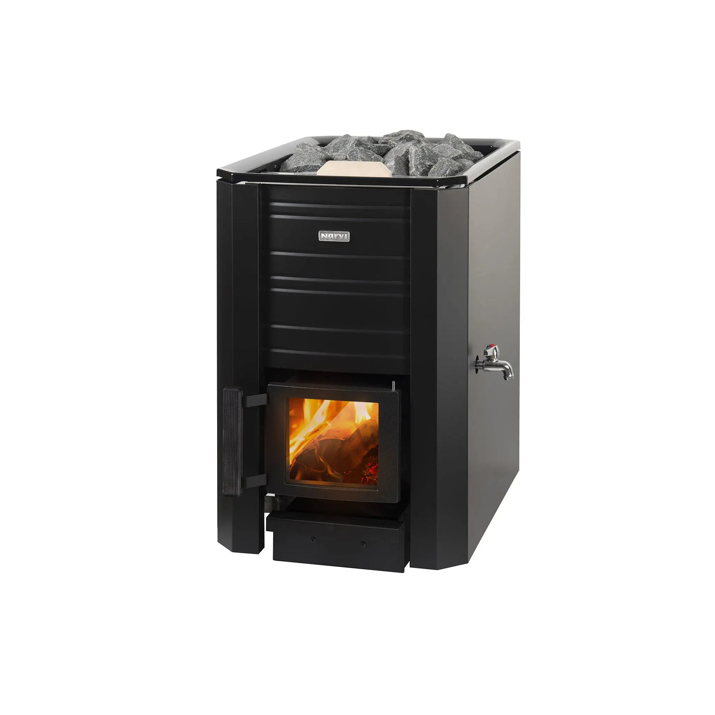 Narvi Black 16, 20, 24 Wood Burning Sauna Heater
