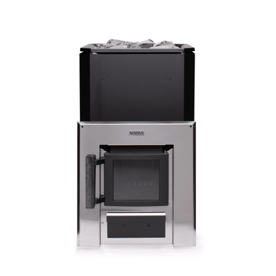 Narvi Black 20 Through-the-Wall Wood-Burning Sauna Heater