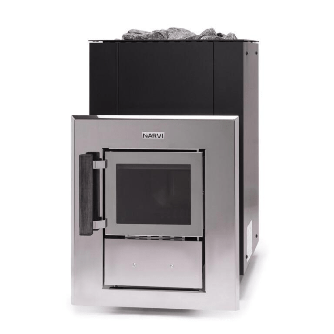 Narvi Kuru 14 Through-the-Wall Wood-Burning Sauna Heater