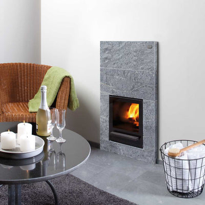 Tulikivi Kinos Brushed Wood Burning Sauna Heater